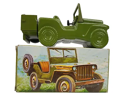Vintage Avon Army Jeep Deep Woods After Shave 1970's With Box Glass/Plastic • $55