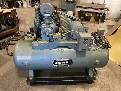 Saylor Beall 5HP Horziontal 80 Gallon Air Compressor  208/230/460 3PH 735-80 • $1890