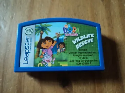 Dora The Explorer Wildlife Rescue Leapfrog Leapster Game - Cart Only • £3.99