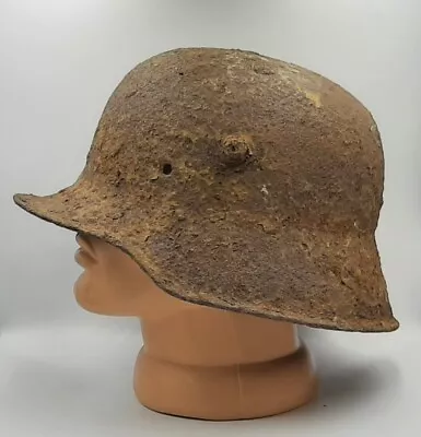 WW1 GERMAN Original Helmet M16 With Battle Damage #1 • $165