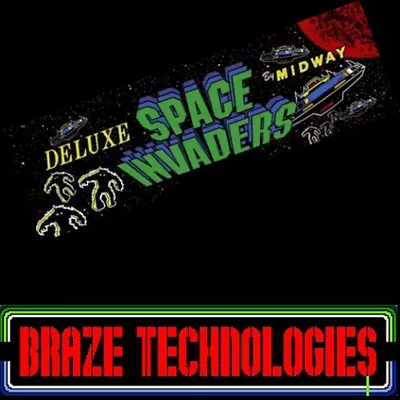 Space Invaders Deluxe Multigame Free Play And High Score Save Kit - Braze Arcade • $99.99