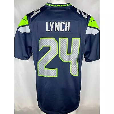 Marshawn Lynch #24 Seattle Seahawks NFL NIKE Home Jersey Men's XL • $99.99