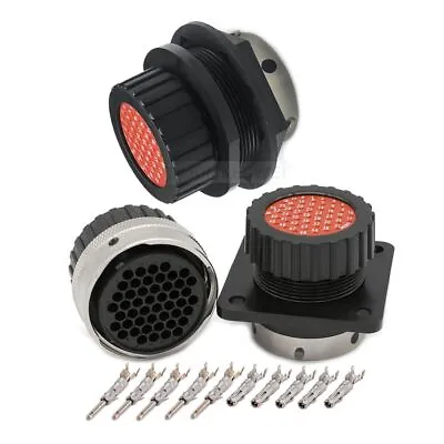 48 Pin ITT Cannon Aviation Circular Male Female Waterproof Connector Plug Kit • $9.80