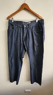 VERSACE CLASSIC Designer Label Mens Chino Straight Leg Pants Soft Denim Size 36 • $45