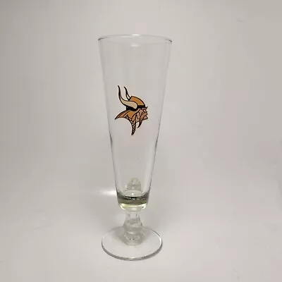 Vintage Minnesota Vikings NFL Flute Beer Glass • $7