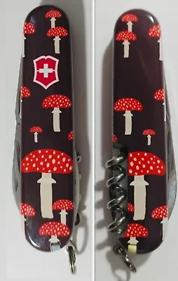 Victorinox Spartan Swiss Army Knife Two Sides Fly Agaric Magic Red Fly Mushroom • $46.36