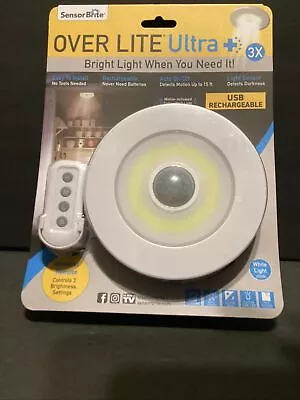 New Sensor Brite Over Lite Ultra+ Rechargeable Remote Detects Motion • $14.99