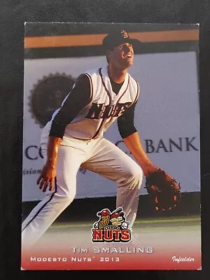 🔥2013 Modesto Nuts Grandstand #31 Tim Smalling Pompton Plains New Jersey NJ 🔥 • $9