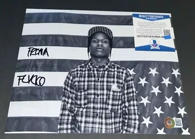 £404.38 • Buy Asap Rocky Signed 8x10 Photo Flacko Mob Rihanna Live Long A$ap Love Bas