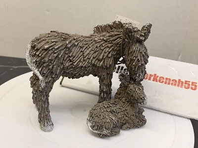 £24 • Buy NEXT Brown Dorothy Donkey Family Ornament Mother & Baby Sculpture GIFT
