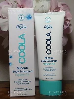 Coola Mineral Body Organic Sunscreen Lotion SPF 50 Fragrance-Free - 3.4oz • $20.99