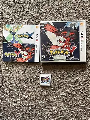 $25 • Buy Pokemon Y (Nintendo 3DS, 2013) Authentic + Tested Game Cartridge W/ Box