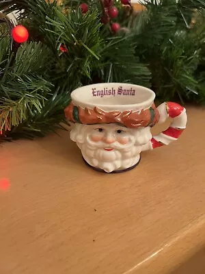 Vintage Santa Claus Father Christmas Mug English Santa Miniature • £7.50