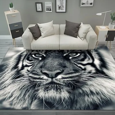 Beasts Animal Tiger Carpet Bedroom Decorative Rug Door Anti-slip Rug Mat Kitchen • £33.85