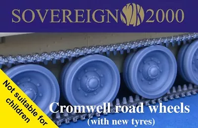 Sovereign 2000 - Cromwell / Challenger Road Wheels W/ New Tyr   1/35th - S2KA025 • £18.15