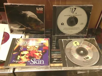 U2 Desire Stay All I Want Is You Until The [Bono Edge] 4 CD Lot Island VG+ Promo • $66.95