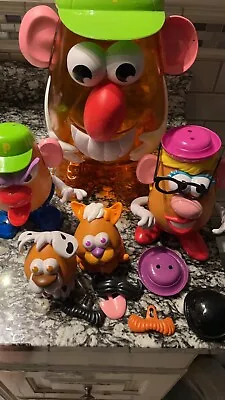 Hasbro Giant Mr. Potato Head Storage Container With Family Pets & Pieces 2002  • $15