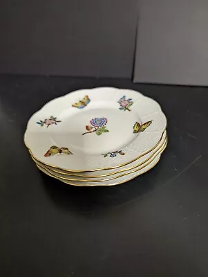 4 Herend Queen Victoria 6  Dessert Plates • $51