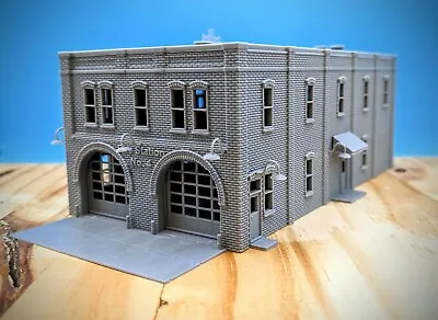 N-Scale - Fire Station #4 Austin Texas - 1:160 Scale Building House • $39.99