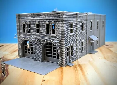 Z-Scale - Fire Station #4 Austin Texas - 1:220 Scale Building House • $32.99