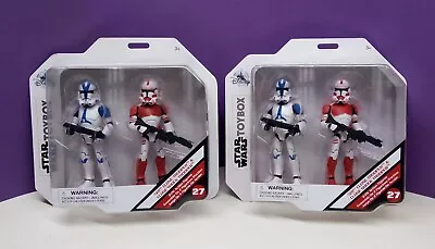 Disney Star Wars Toybox 501st Clone Trooper & Shock Trooper Figure Set  LOT OF 2 • $65.99