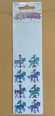 Vtg Sandylion 1990 Prismatic Carousel Horse Stickers *USED* • $4