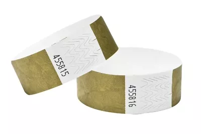 £2.99 • Buy Tyvek Wristbands Self Adhesive Security Sequential Numbered For Event Waterproof