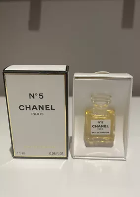 Chanel No 5 Eau De Parfum 15 Ml. 0.05 Fl.oz. Miniature Perfume With Box • $29.99