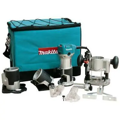Makita RT0701CX3 1-1/4 HP 10000-30000 Rpm Variable Speed Compact Router Kit • $299