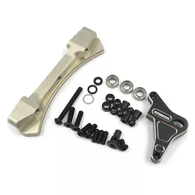 $151.88 • Buy Overdose Aluminum Curved Slide Rack Steering Set Type-2 Black For GALM Vacula II