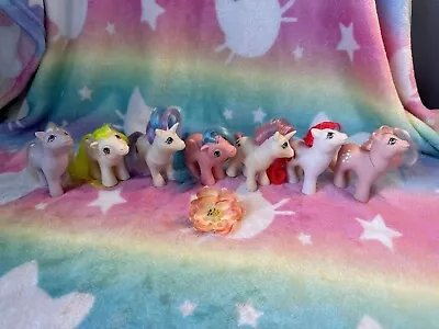 My Little Pony Vintage Baby Lot Of 7 Valentine Cotton Candy  • $25