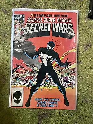 Marvel Secret Wars Comic Book #8 1st Spider-man Black Costume Dec 1984 • £125