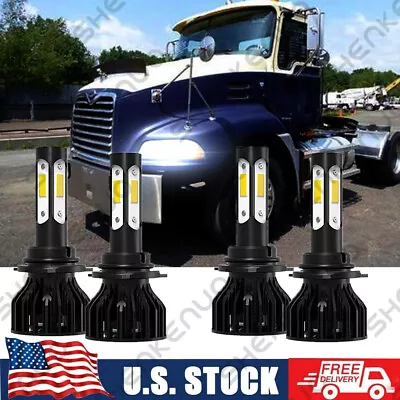 6000K LED Headlight Bulbs For MACK Vision CX CXN Truck 1998-2015 High & Low Qty4 • $46.10