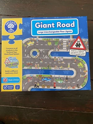 £10 • Buy Orchard Toys Giant Road 20 Pieces 3+ Complete - Kids Interchangeable Car Track