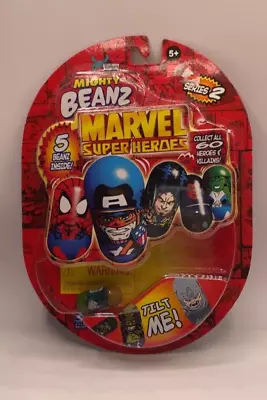 NIB Mighty Beanz Marvel Super Heroes Series 2 W/5 Beanz #70 Mr Hyde • $25