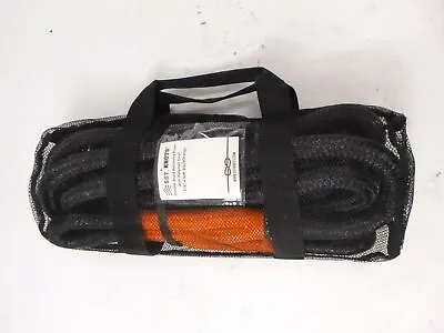 SGT. KNOTS Hvy-Duty Double Braid Recovery Rope W/Polymer Coat 7/8  X 30' Blk/Org • $149.99