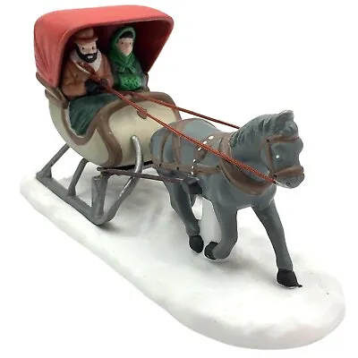 Dept 56 Heritage Village Collection One Horse Open Sleigh Accessory Christmas • $24.95