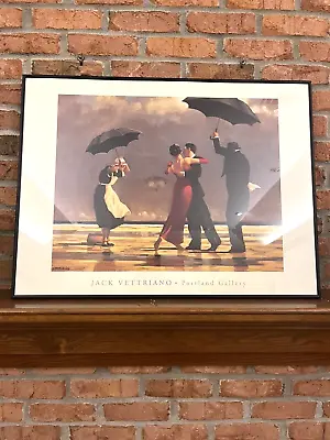 Jack Vettriano  The Singing Butler  Framed 33x24  Vintage Of Portland Gallery • £144.54