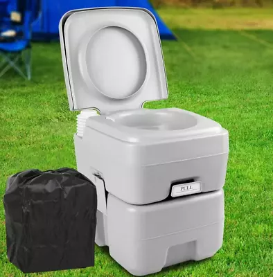 Weisshorn 20L Portable Camping Toilet Flush Outdoor Potty Caravan Travel W Bag • $70