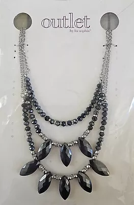 Lia Sophia  * Blue Necklace * New On Card * Rare/hard To Find • $17.75