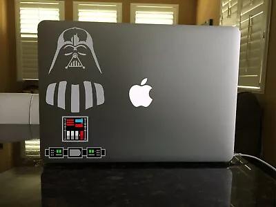 03-115 Darth Vader Chest Silhouette Vinyl Decal Force Star Wars Sith Order • $7.50