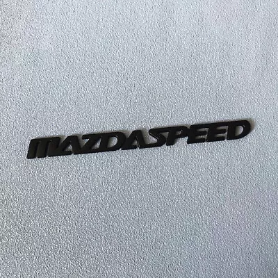 Black Rear Trunk Nameplate Emblem Car Logo Badge Decorate For Mazda Mazdaspeed • $9.99