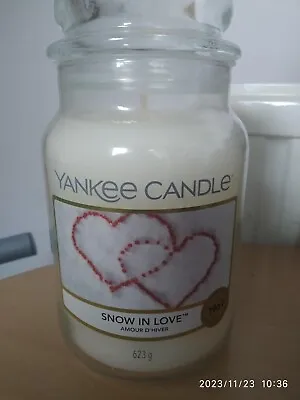 Yankee Candle Large Jar 'snow In Love' - New & Unused • £25