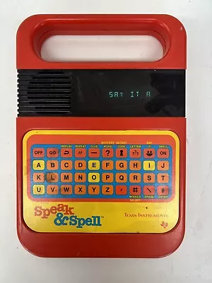 Vintage Speak And Spell Tested Touch Pad  • $20