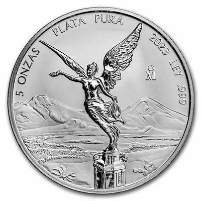 2023 Mexico 5 Oz Silver Reverse Proof Libertad - IN CAPSULE • $447.55