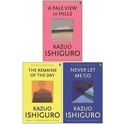 Kazuo Ishiguro Collection 3 Books Set (Never Let Me Go The Remains Of The Day.. • $68.82