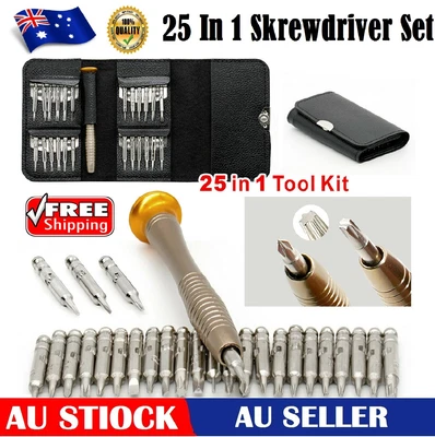$9.99 • Buy 25 In 1 Mini Repair Precision Screwdriver Torx Tool Kit Set For Laptop, Camera