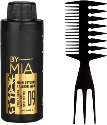 Hair Styling Powder Dust Wax & Volume Mattifying By Mia + Hair Styling Comb Set • £7.99