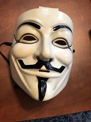 V For Vendetta Mask-  Warner Bros.  One Size Fits Adults • $15