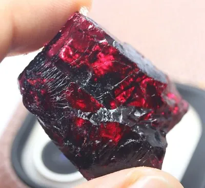 200 Ct Certified Untreated Rare Natural Red Painite Rough Mogok Facet Mine 29x15 • $38.99